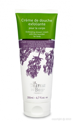 CRÈME DE DOUCHE EXFOLIANTE POUR LE CORPS CERTIFIÉE BIO - TUBE DE 200ML